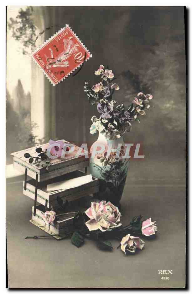 CPA Fantaisie Fleurs 