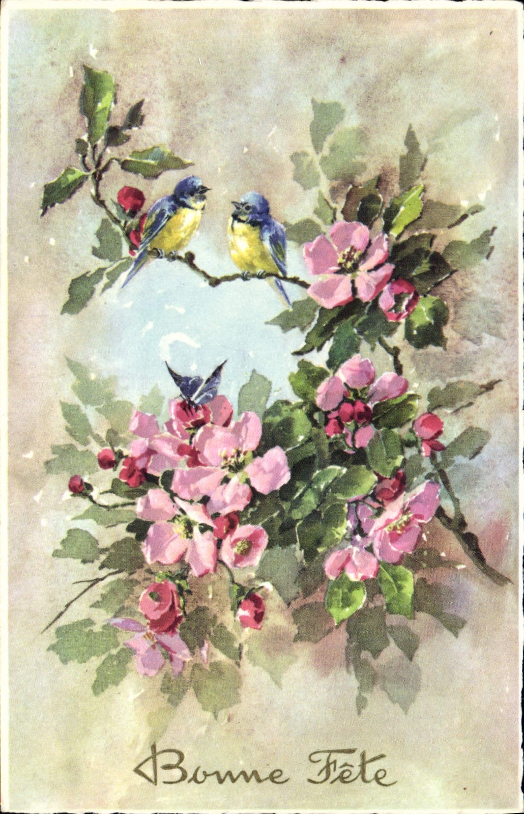 CPA Fantaisie Fleurs 