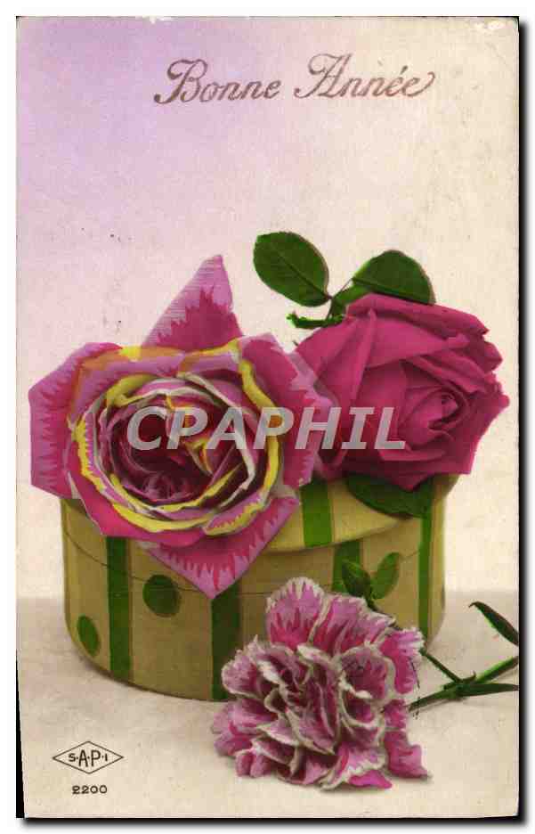 CPA Fantaisie Fleurs 