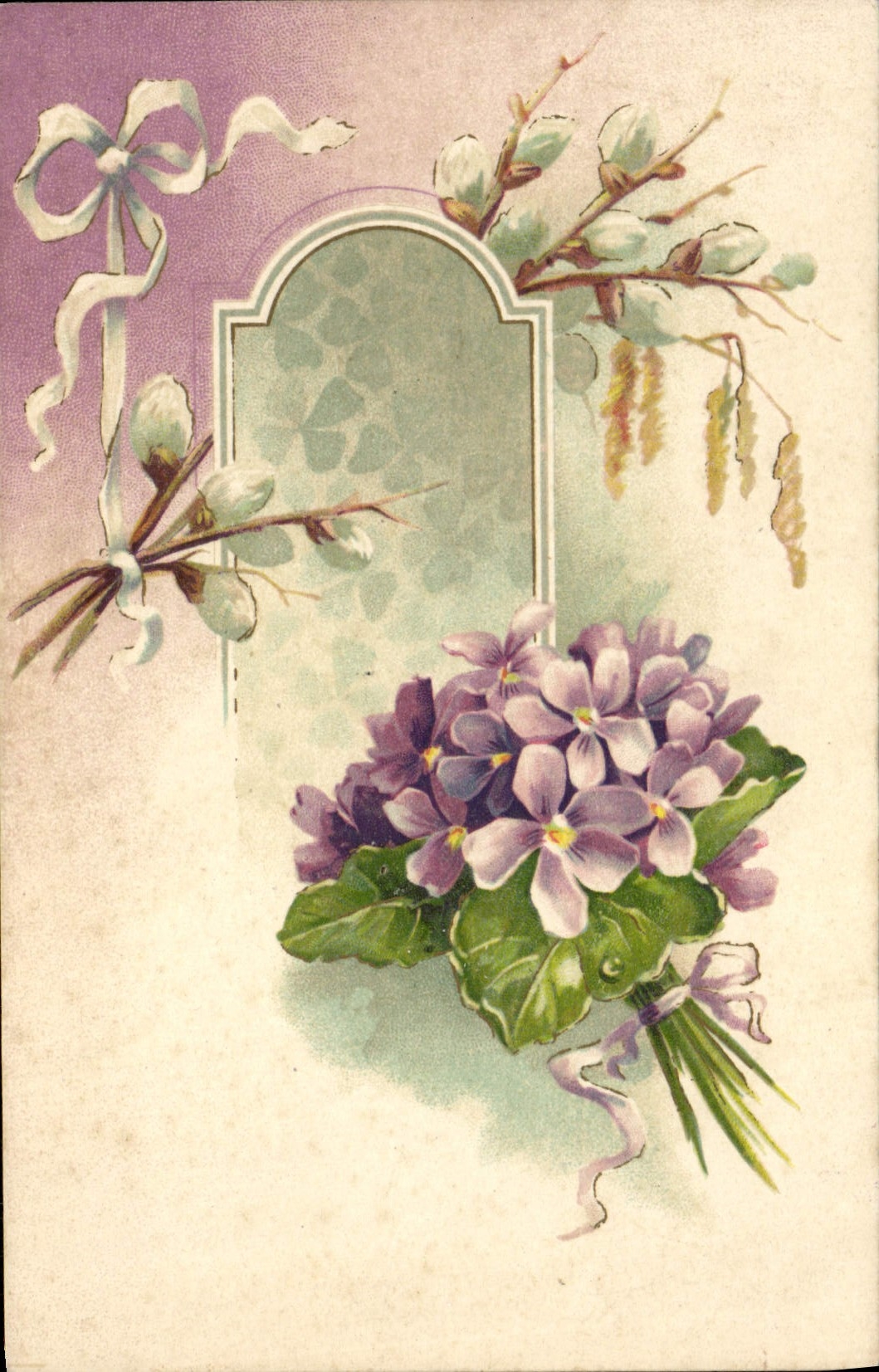 CPA Fantaisie Fleurs 