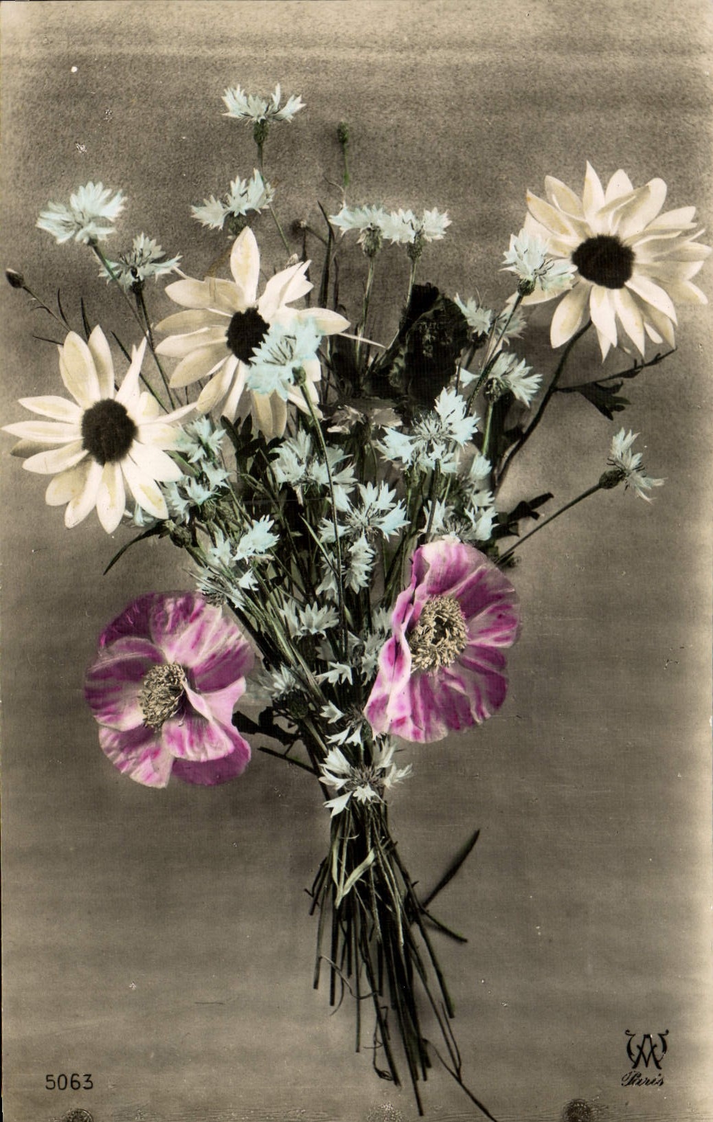 CPA Fantaisie Fleurs 