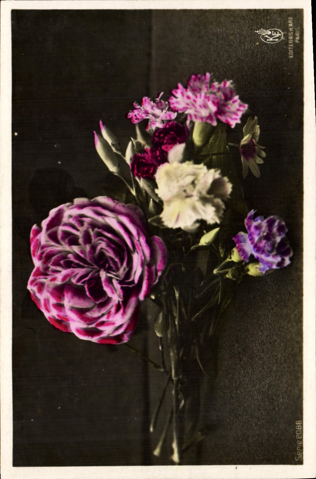 CPA Fantaisie Fleurs 