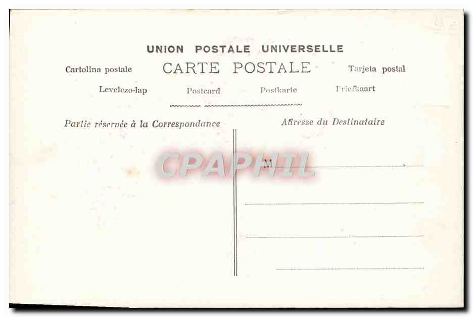 CPA Fantaisie Fleurs  — Verso