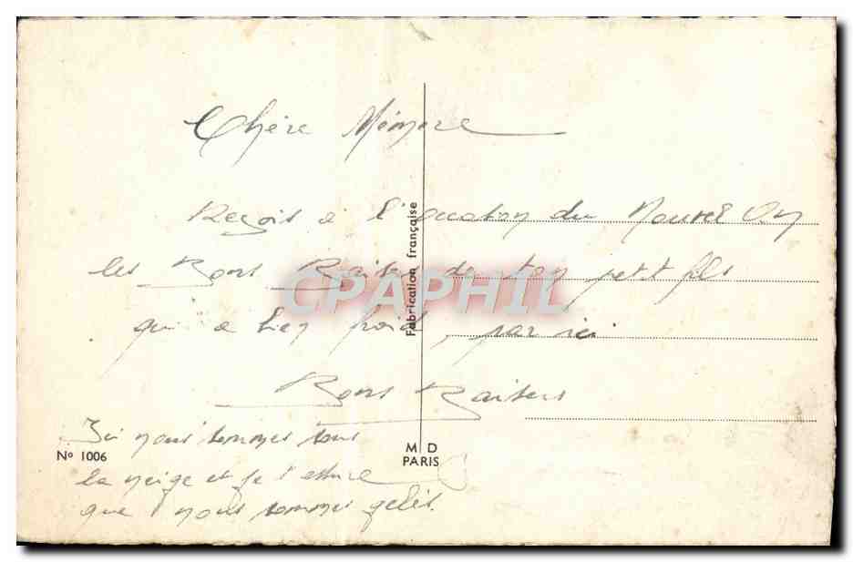 CPA Fantaisie Fleurs  — Verso