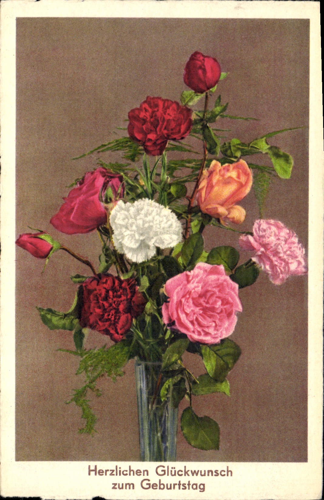 CPA Fantaisie Fleurs 