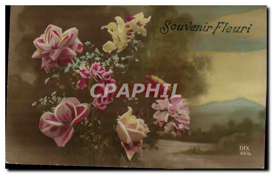 CPA Fantaisie Fleurs 