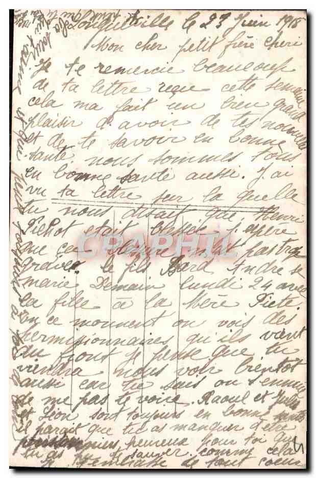 CPA Fantaisie Fleurs  — Verso