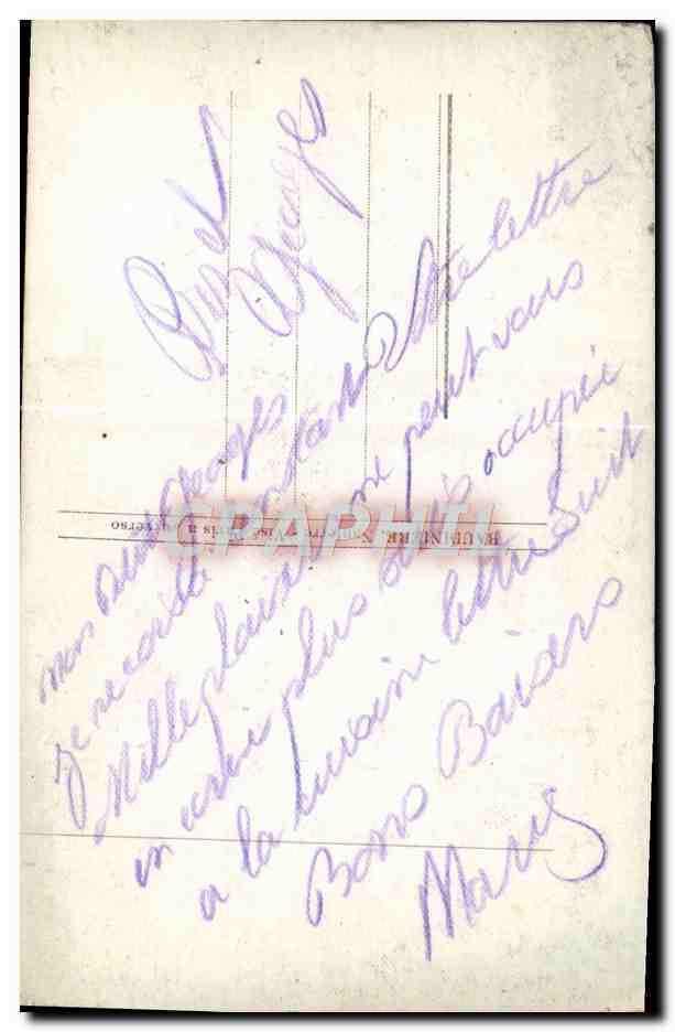 CPA Fantaisie Fleurs  — Verso