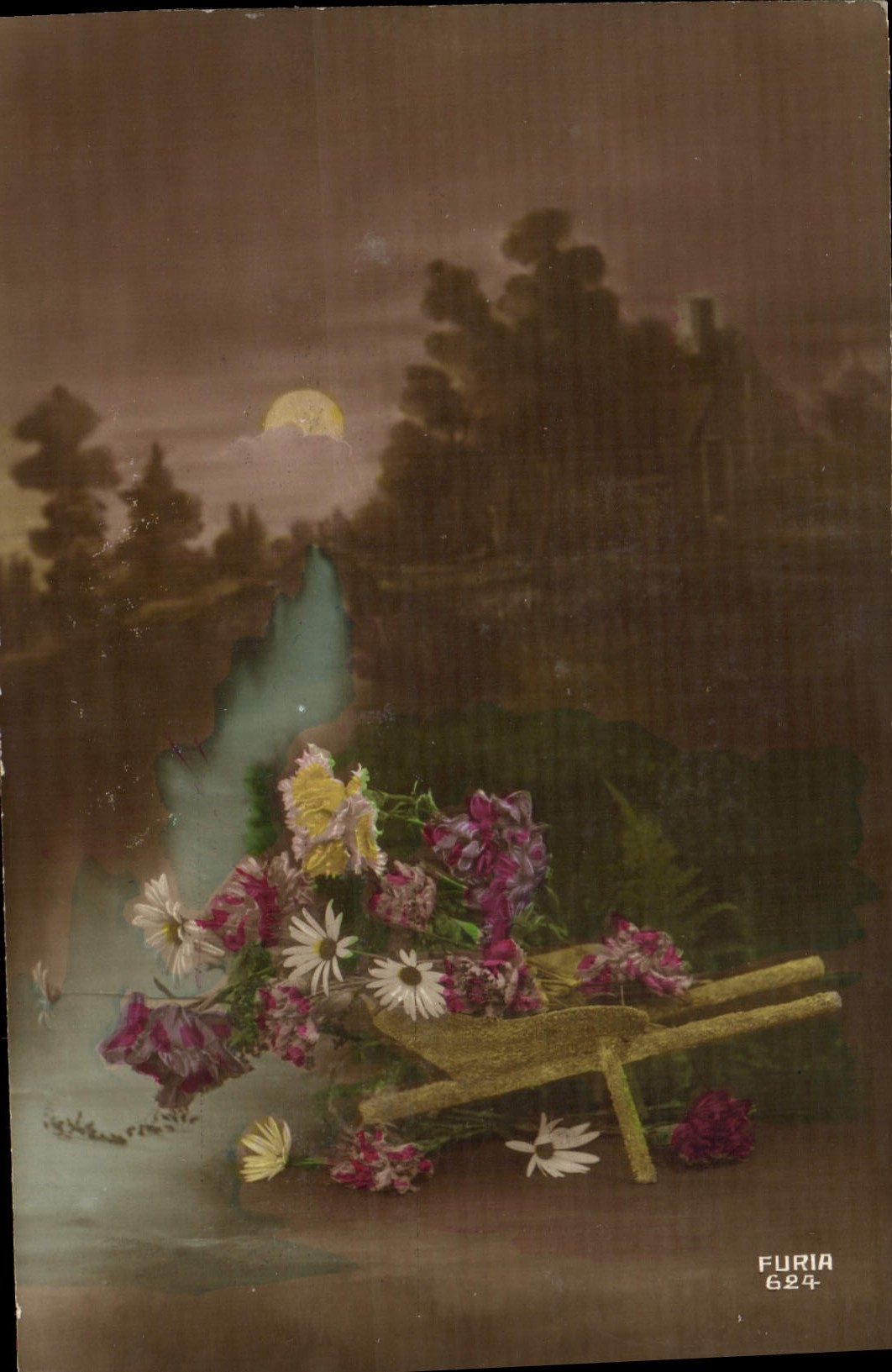 CPA Fantaisie Fleurs 