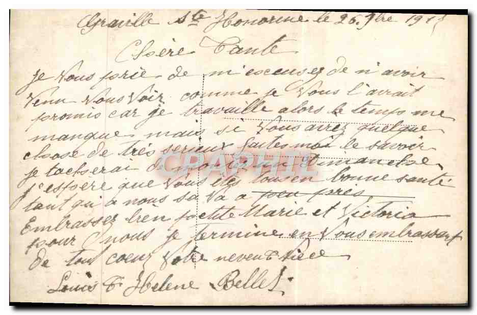 CPA Fantaisie Fleurs  — Verso