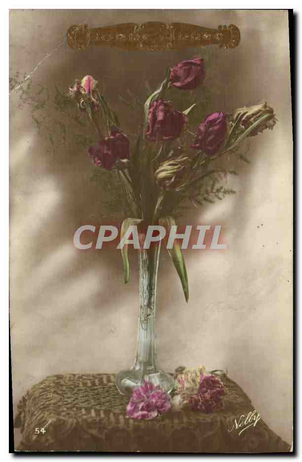 CPA Fantaisie Fleurs 