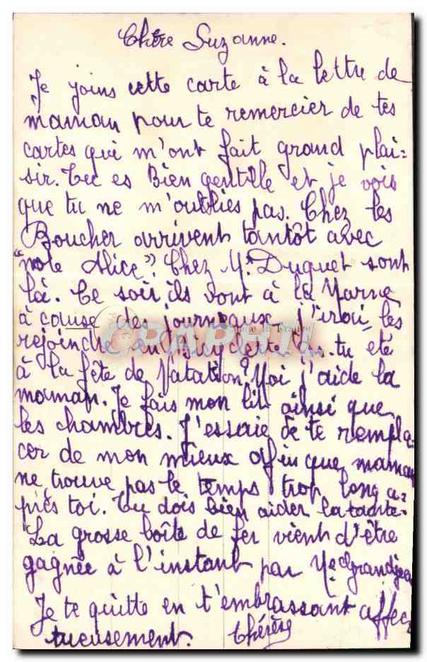 CPA Fantaisie Fleurs  — Verso