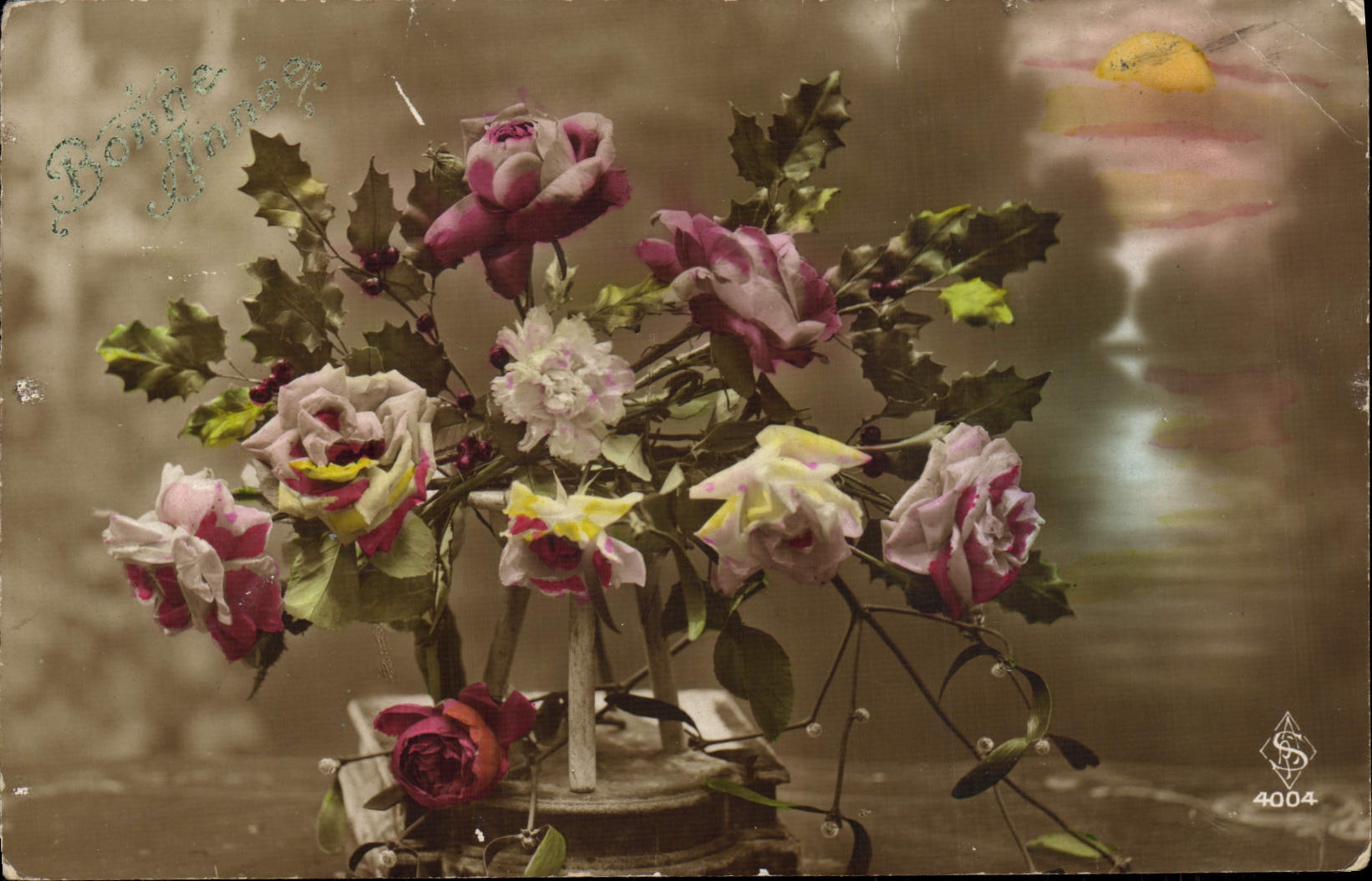 CPA Fantaisie Fleurs 