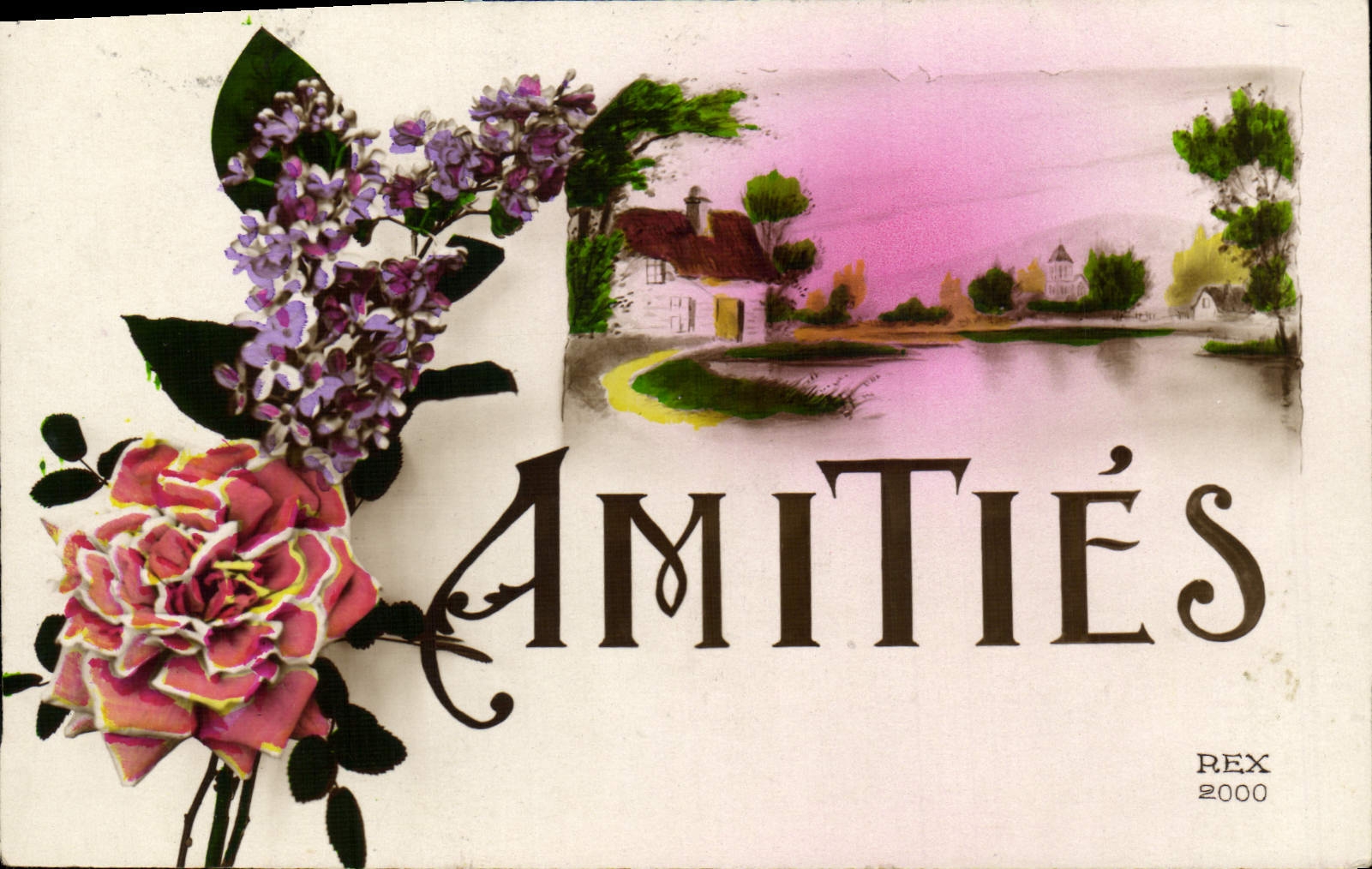 CPA Fantaisie Fleurs 