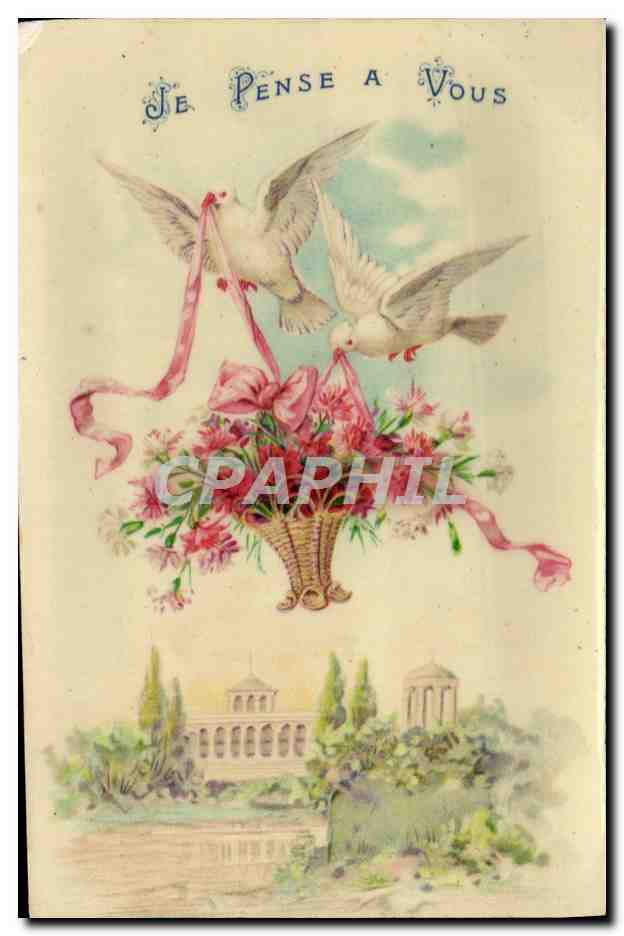 CPA Fantaisie Fleurs Colombes