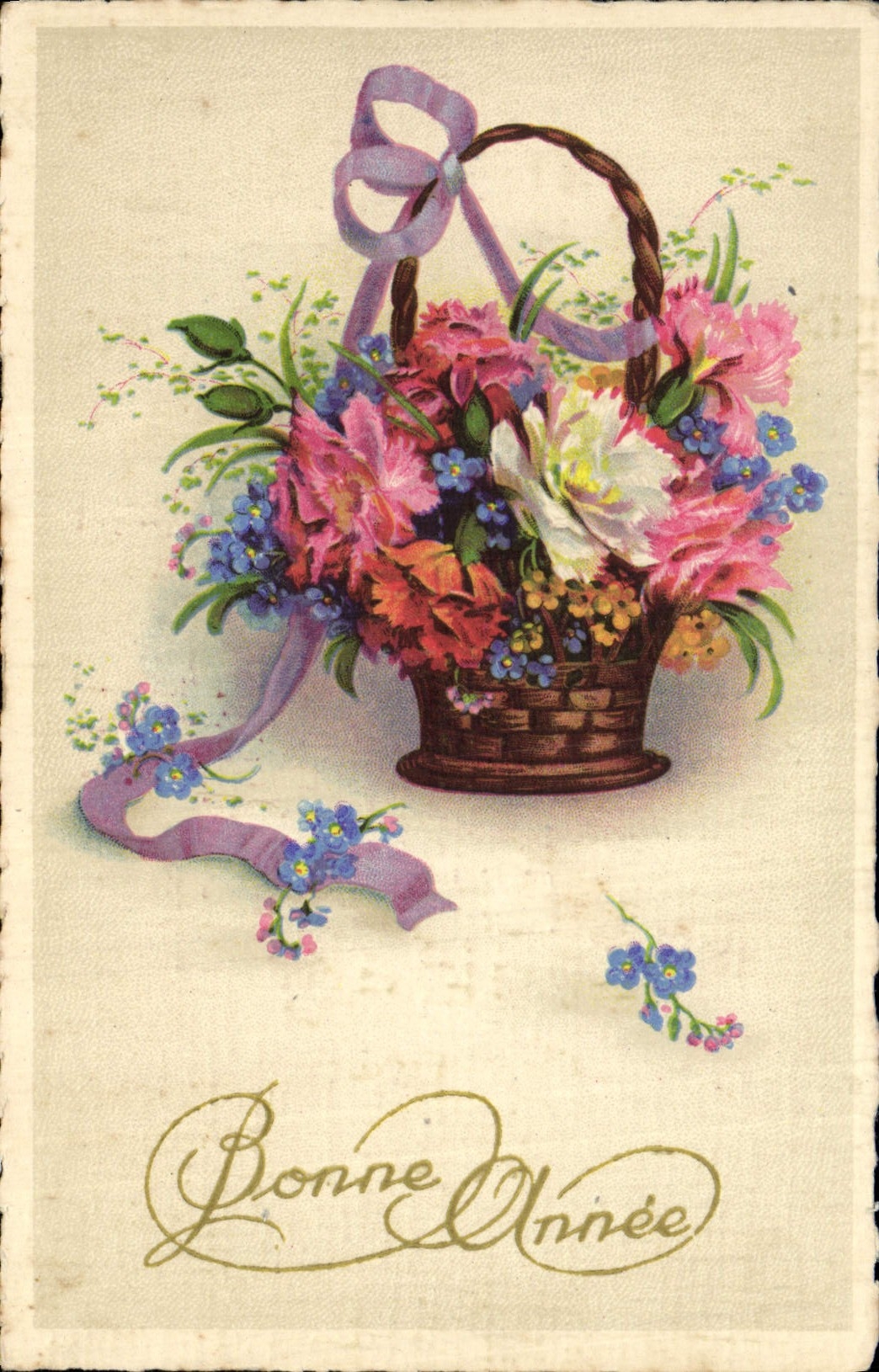 CPA Fantaisie Fleurs 