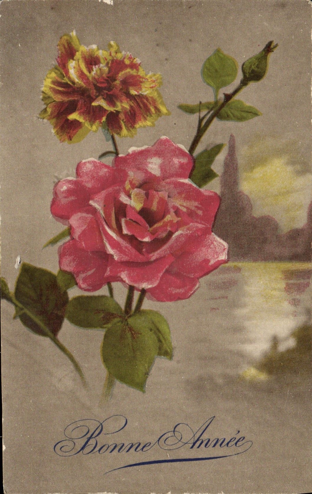 CPA Fantaisie Fleurs 