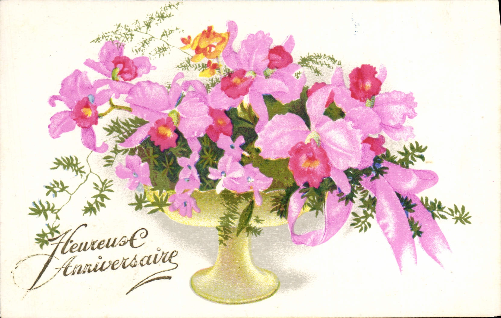 CPA Fantaisie Fleurs 