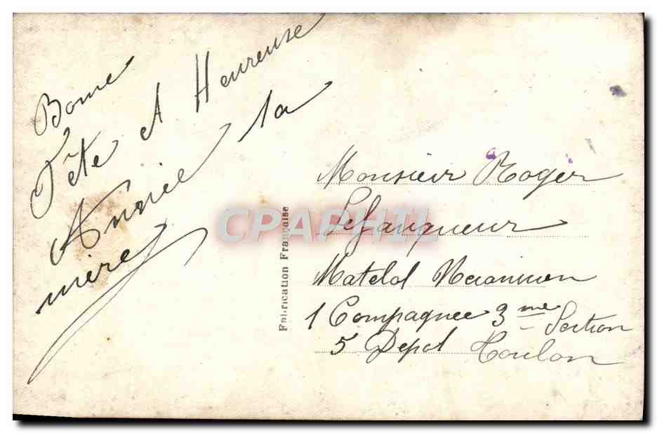 CPA Fantaisie Fleurs Femme Le bouquet d'amour — Verso