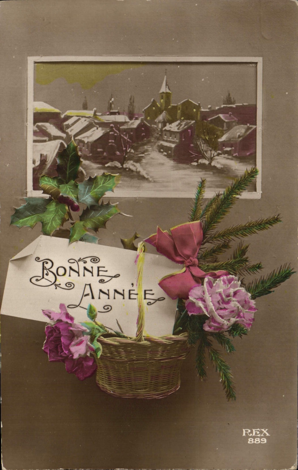 CPA Fantaisie Fleurs 