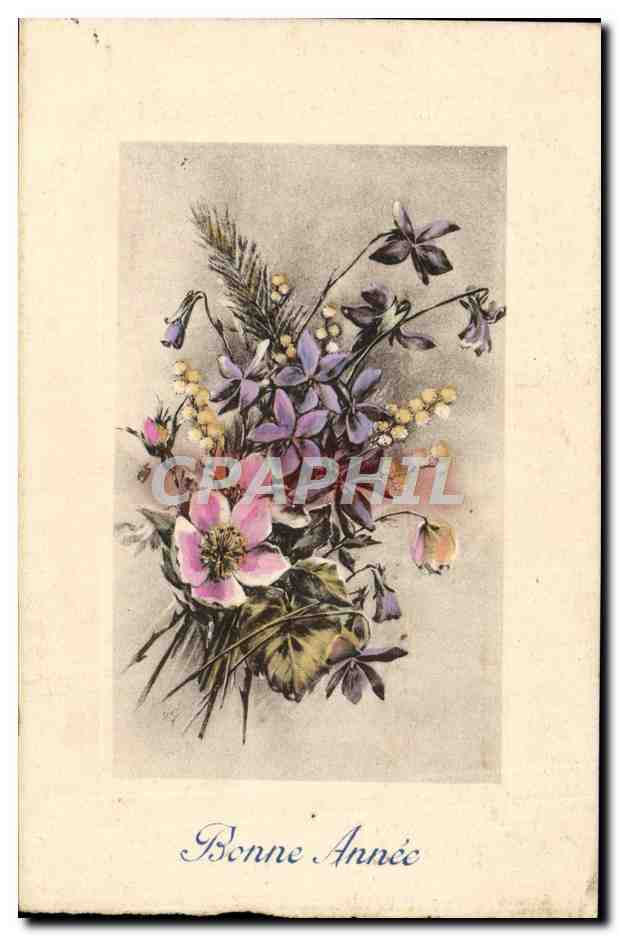 CPA Fantaisie Fleurs 