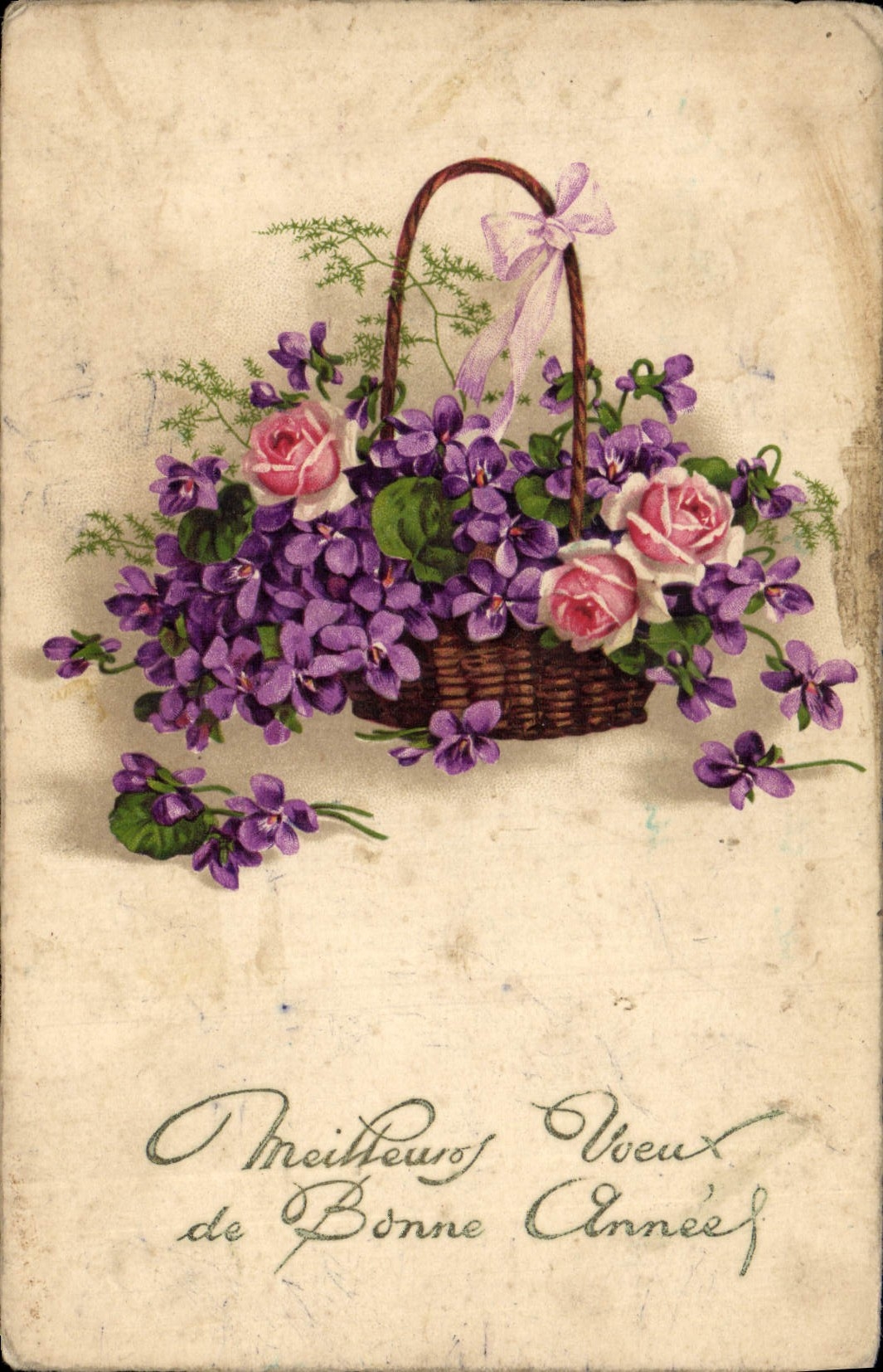 CPA Fantaisie Fleurs 