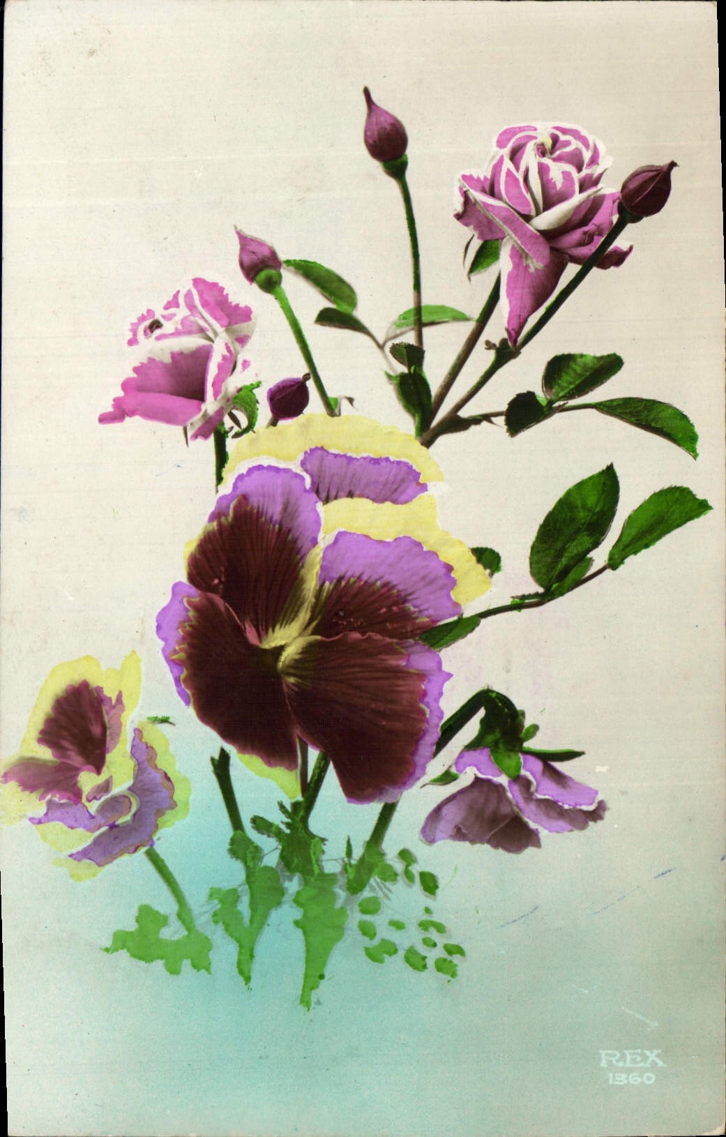 CPA Fantaisie Fleurs 