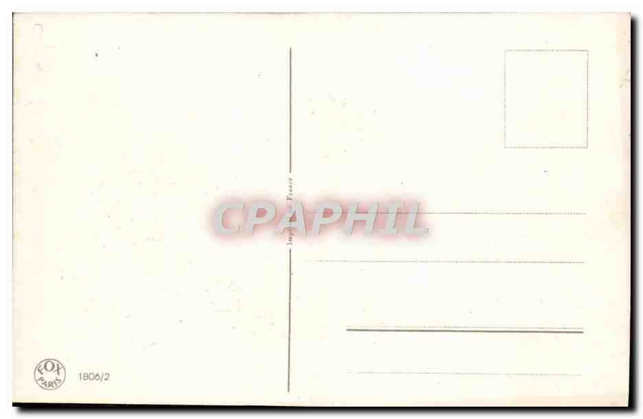 CPA Fantaisie Fleurs  — Verso
