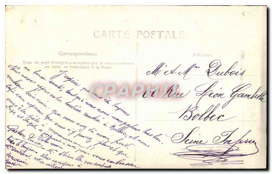CPA Fantaisie Fleurs Femmes — Rückseite