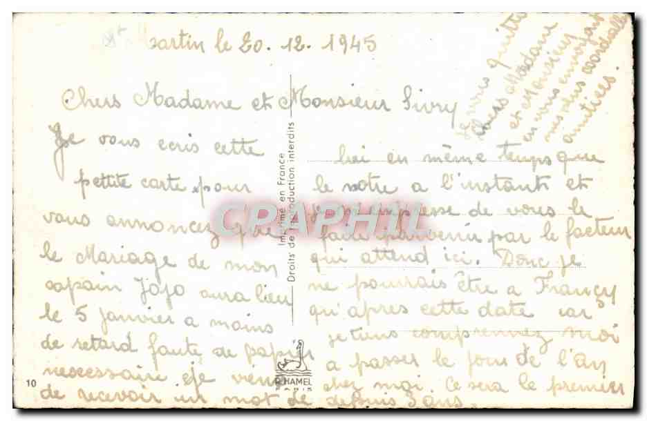 CPA Fantaisie Fleurs  — Verso
