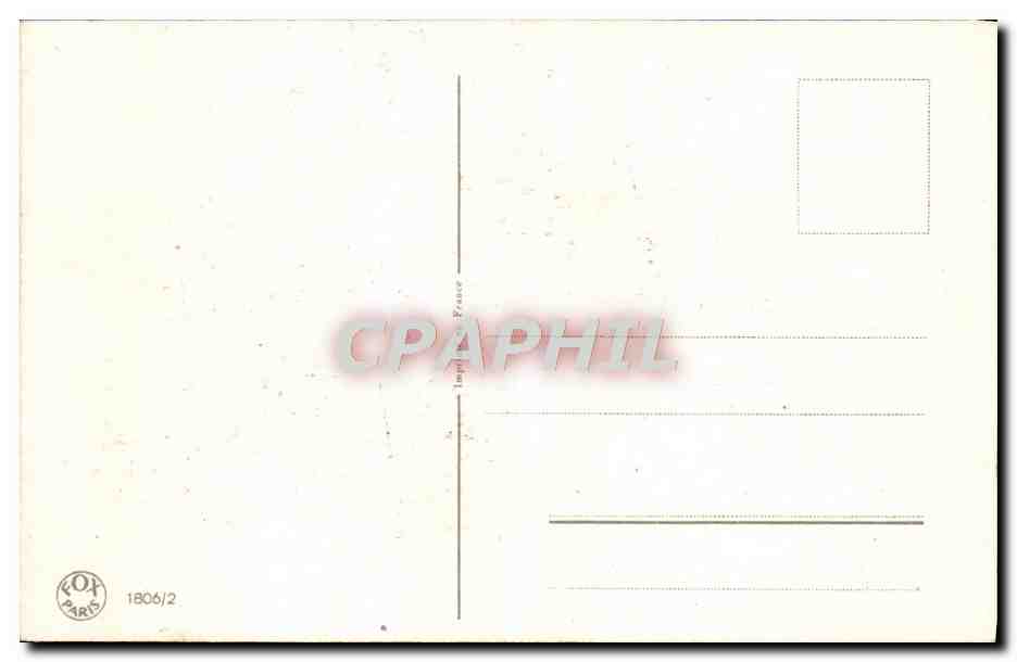 CPA Fantaisie Fleurs  — Verso
