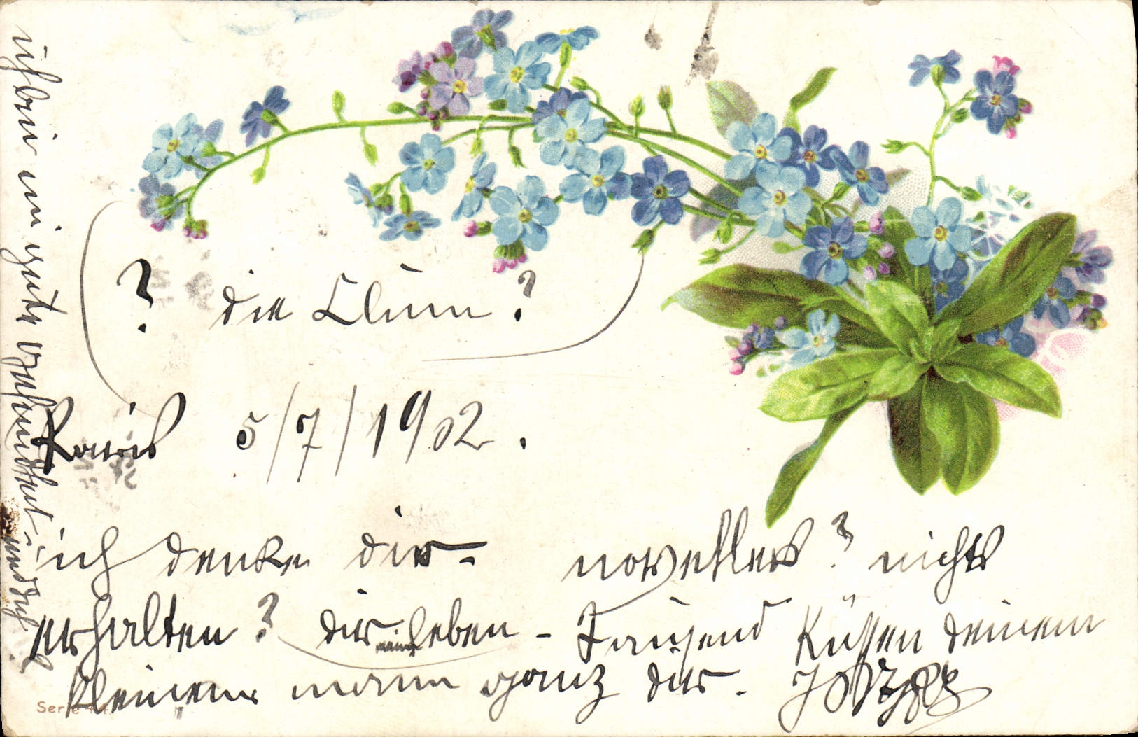 CPA Fantaisie Fleurs 
