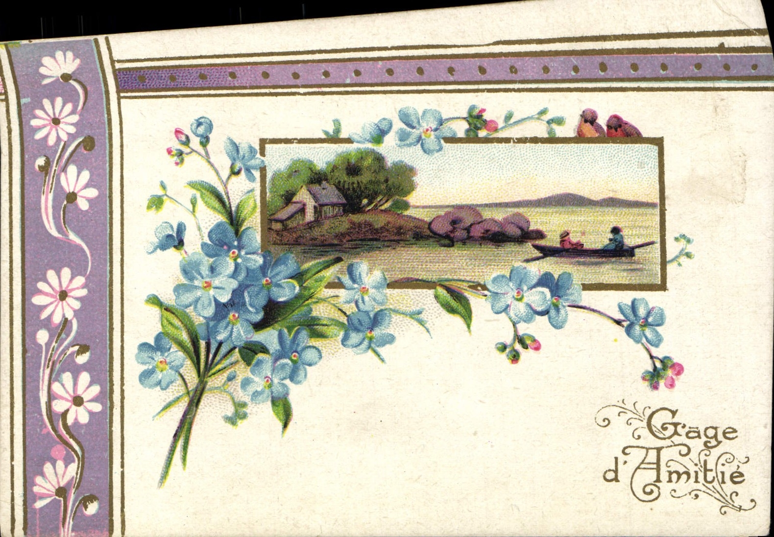 CPA Fantaisie Fleurs 