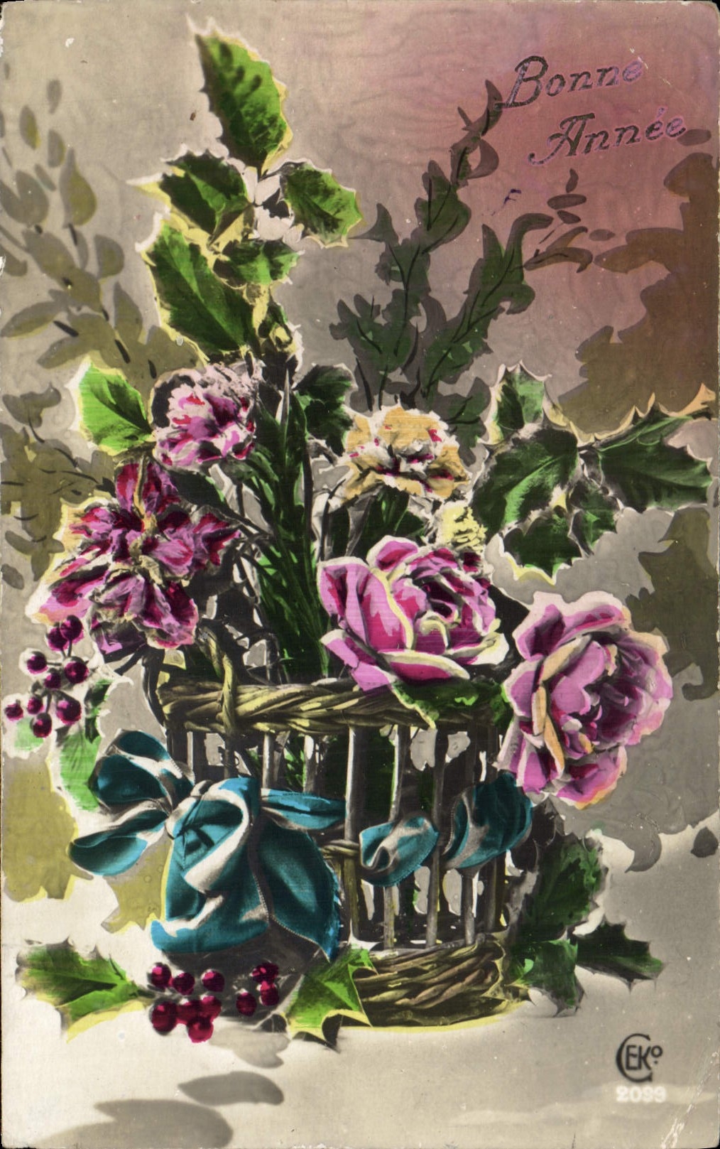 CPA Fantaisie Fleurs 