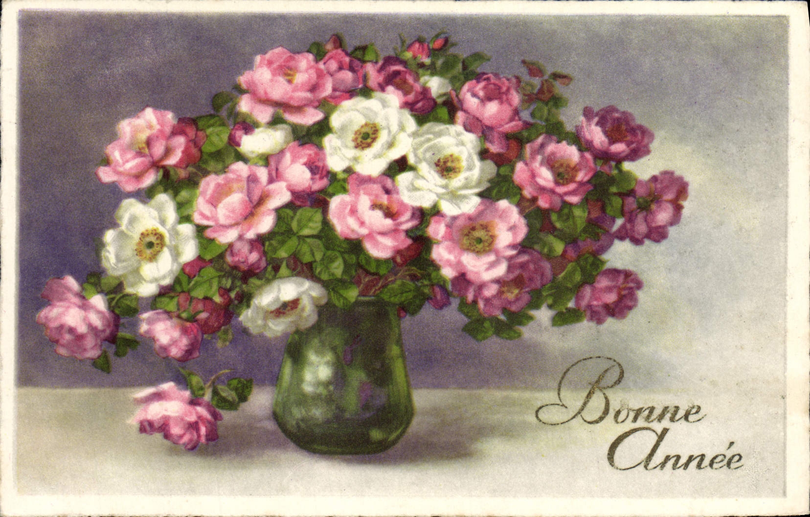 CPA Fantaisie Fleurs 