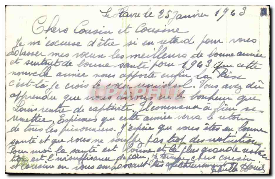 CPA Fantaisie Fleurs  — Verso