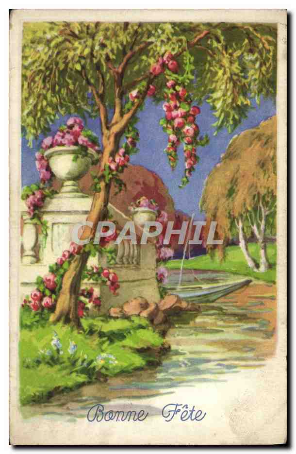 CPA Fantaisie Fleurs 