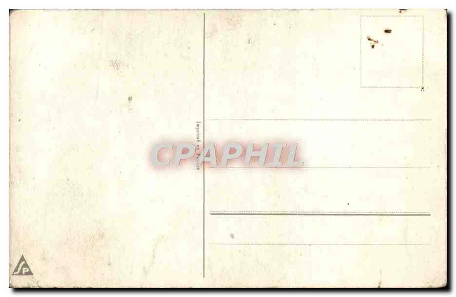 CPA Fantaisie Fleurs  — Verso