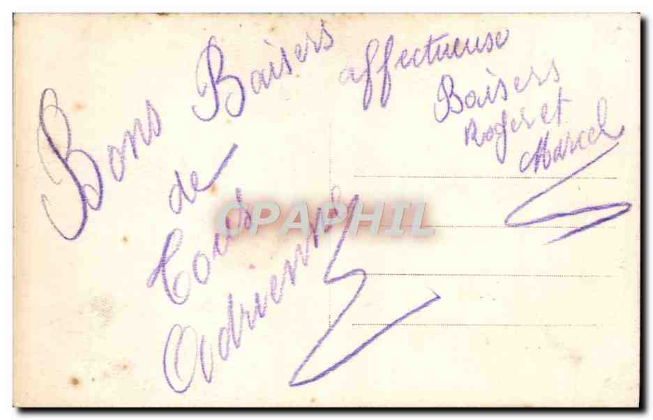 CPA Fantaisie Fleurs  — Rückseite
