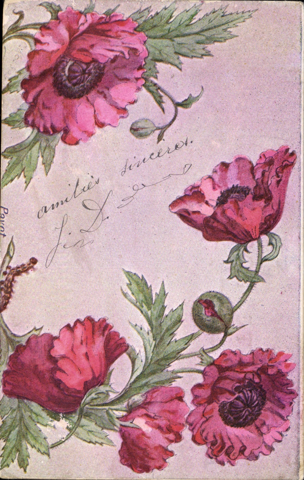 CPA Fantaisie Fleurs 