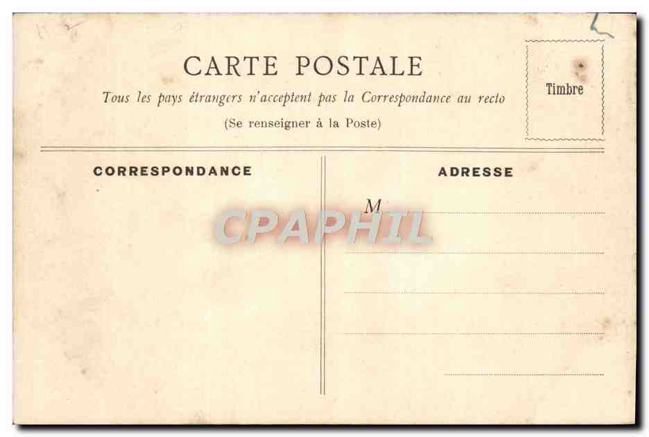 CPA Fantaisie Fleurs  — Verso