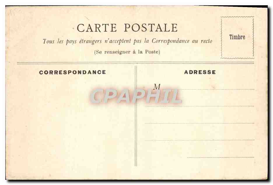CPA Fantaisie Fleurs  — Verso