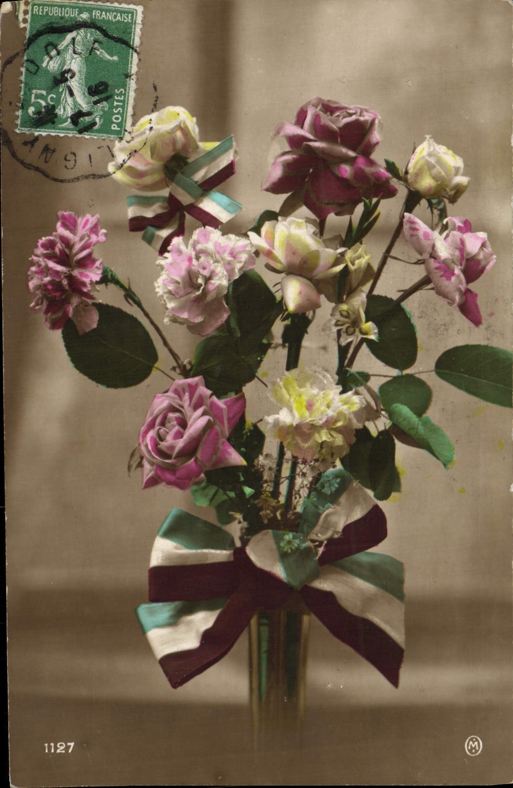 CPA Fantaisie Fleurs 