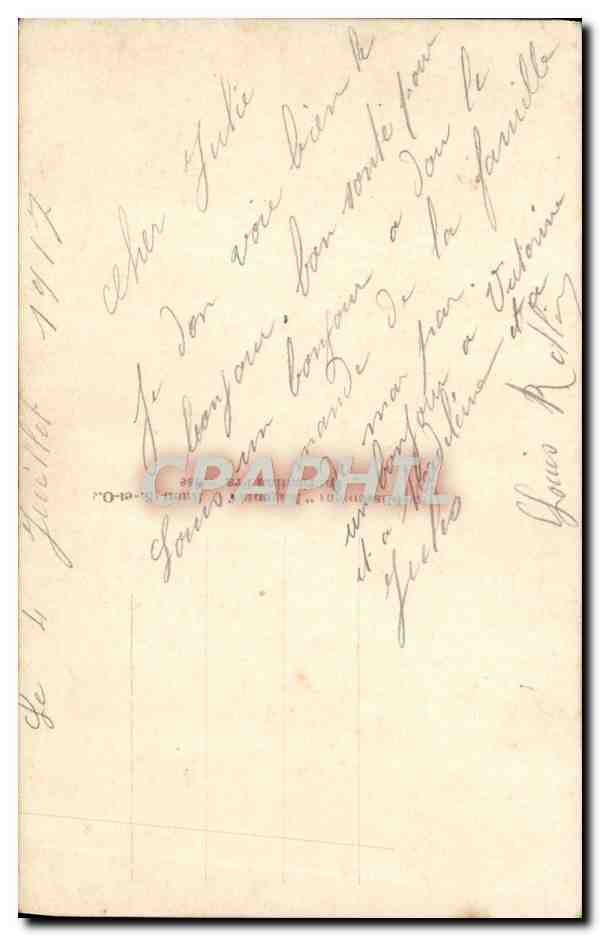 CPA Fantaisie Fleurs  — Verso