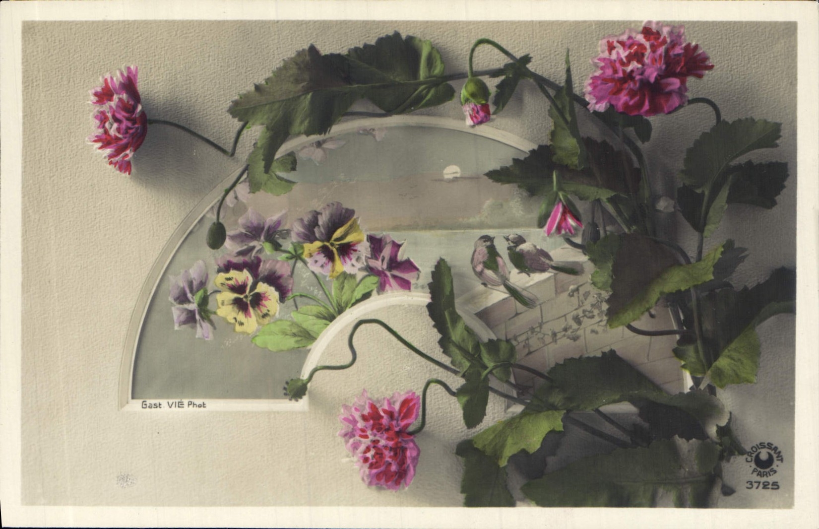 CPA Fantaisie Fleurs 