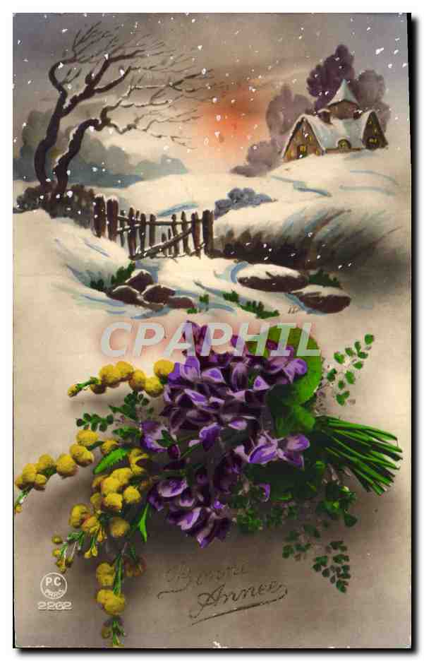 CPA Fantaisie Fleurs 