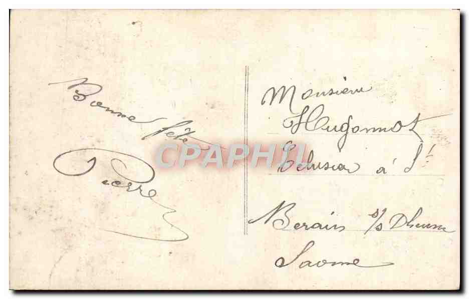 CPA Fantaisie Fleurs  — Rückseite