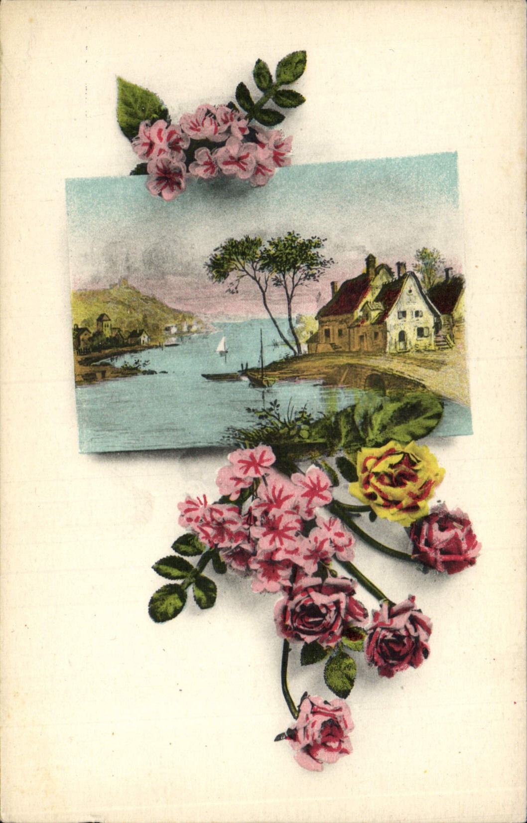 CPA Fantaisie Fleurs 