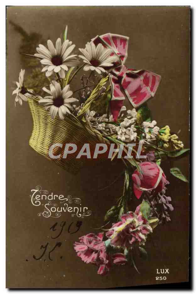 CPA Fantaisie Fleurs 