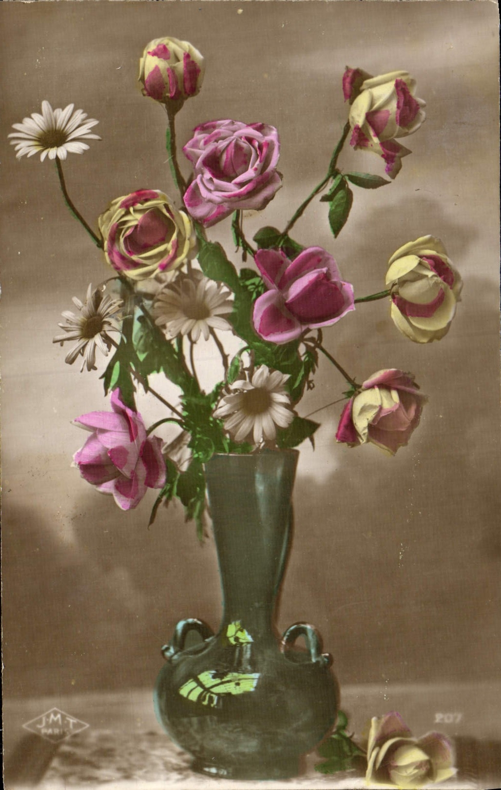 CPA Fantaisie Fleurs 